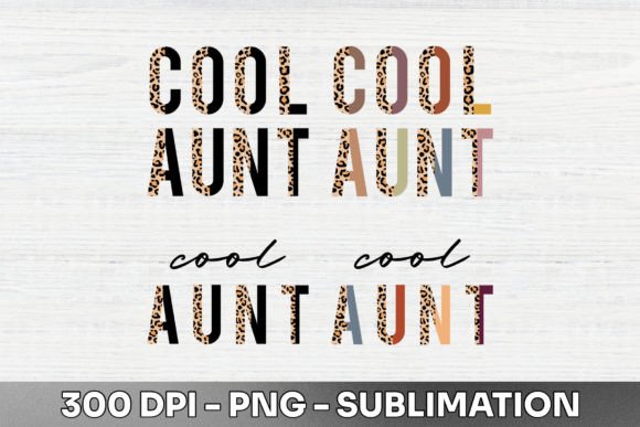 Cool Aunt Half Leopard: A Bold Design Asset for Modern Creators
