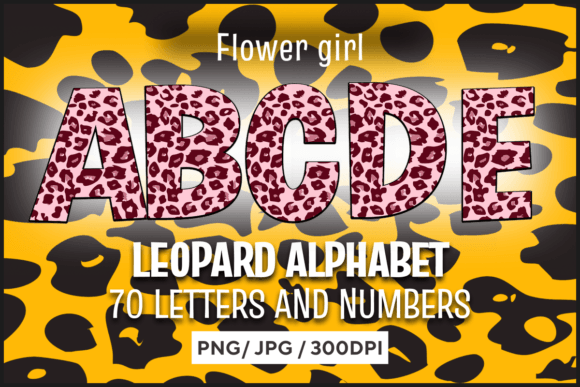 Flower Girl Leopard Clipart: Adding Wild Style to Your Designs