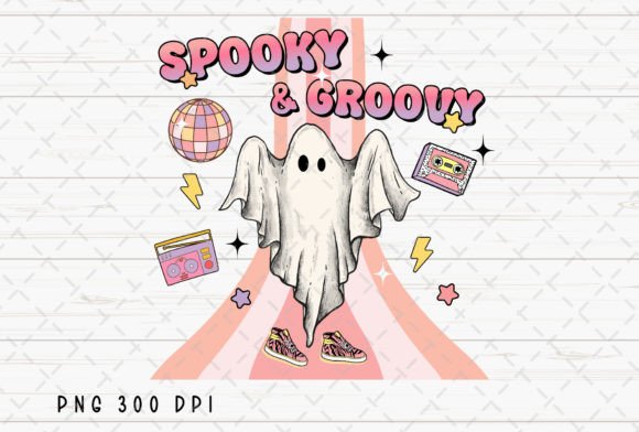 Retro Spooky & Groovy Halloween PNG: A Vintage Vibe for Modern Creators