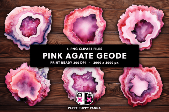 Styling with Pink Agate Geode Clipart: A Designer’s Guide