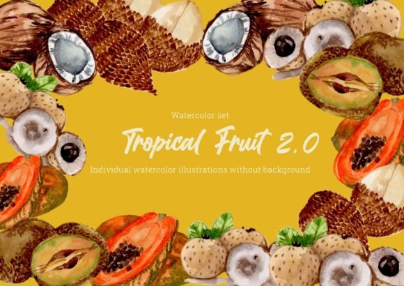 Tropical Fruit 2.0: A Fresh Take on Vibrant Typography