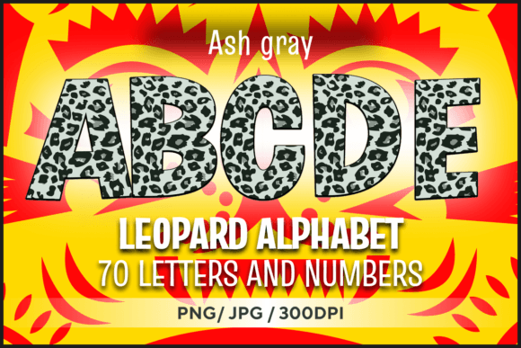 Unleash Your Wild Side: The Ash Gray Leopard Clipart Collection
