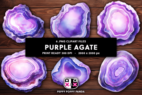 Unleashing Creativity with Purple Agate Clipart