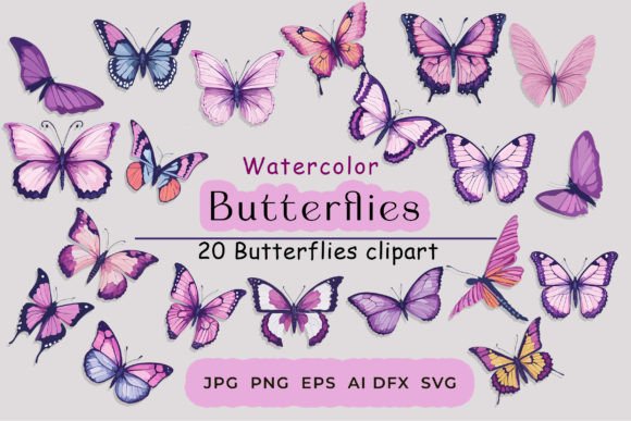 Watercolor Butterfly Clipart: A Designer's Guide to Versatile Art
